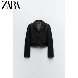 ZARA特价精选 TRF 女装 修身短款西装外套 2010720 800
