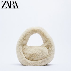 【狂欢价】ZARA秋季新品 女包 淡米黄色人造皮…