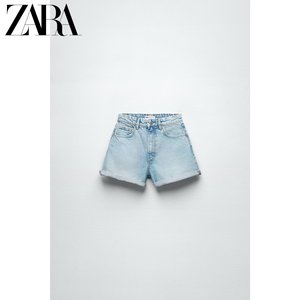 ZARA 夏季新款 TRF 女装 妈咪百慕大短裤…