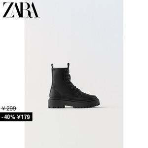 ZARA 特价精选 儿童鞋女童 系带短靴 2103230 800