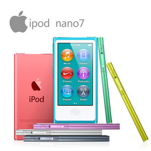 苹果ipod nano7 16G mp4触屏 MP3 7代银色播放器 随身听 可帮下歌