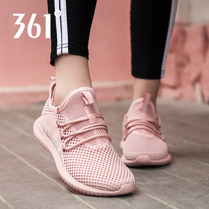 361女鞋运动鞋2024夏季新款361度正品网面透气休闲鞋子品牌跑步鞋