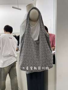 IDEE-A韩国东大门代购2024年夏季新款纯色潮流时尚大容量单件包包