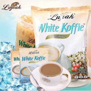 印尼进口Luwak猫斯露哇原味少糖焦糖猫屎斯三合一速溶香浓白咖啡