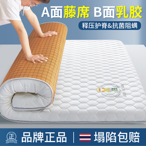 乳胶床垫软垫家用榻榻米夏季垫被凉席学生宿舍单人海绵垫地铺睡垫