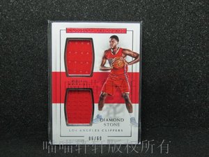 NBA篮球球星卡 球衣卡 DIAMOND STONE 戴蒙德-斯通 限量60张