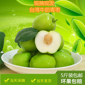 当季台湾大青枣新鲜现摘现发孕妇水果新鲜甜脆口 苹果牛奶5斤装包