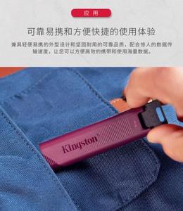 金士顿（Kingston）256GB USB3.2 Type-A 超极速固态U盘 DTMAXA