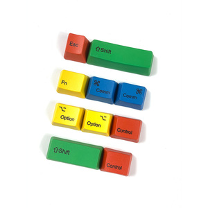 彩色红蓝绿10颗PBT功能键帽机械键盘MAC苹果大键位区