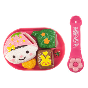 日本people会说话的便当盒牙刷奶瓶娃娃周边男女孩过家家玩具