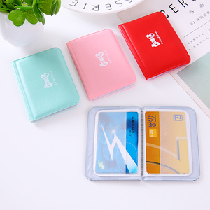 创意韩国多卡位可爱时尚简约男公交银行卡套小卡包女式薄卡夹