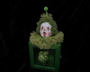 【售罄】原创独立设计古董娃娃皮耶罗小丑萤火绿地精