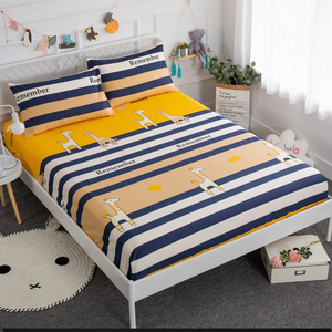 纯棉床笠床单保护席梦思床套床罩1.2m1.5米1.8薄床垫套子防滑床包