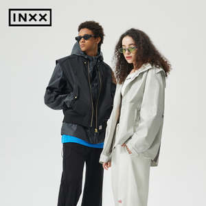 【INXX】 Standby 户外休闲机能风外套后背拉链设计夹克男女同款
