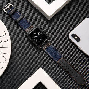 适用iwatch9真皮applewatch ultra2苹果手表表带替换带女男45mm41潮新款iphone series5/6/SE/7/s8/49mm通用