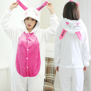 儿童节cosplay兔子表演服装大人小白兔演出成人连体卡通动物衣服