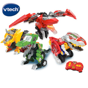 Vtech伟易达变形恐龙可变汽车 儿童益智遥控变形霸王龙玩具3-8岁