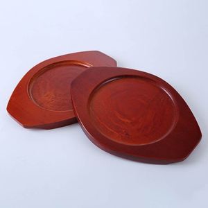 铁板木板垫隔热木垫烧烤石碗石锅垫板烤盘木垫炭烧板砂锅托盘商用