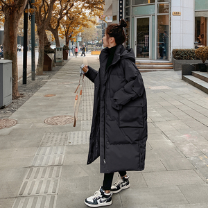 羽绒棉服女中长款2024年冬季新款韩版学生时尚东大门加厚棉衣外套