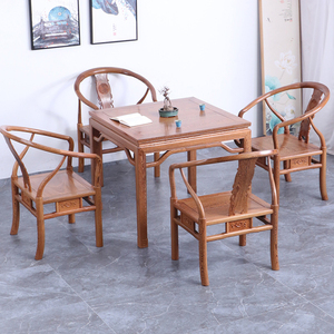 红木家具鸡翅木八仙桌实木四方桌小户型中式餐桌仿古正方形小饭桌