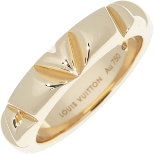 日本直邮 二手 Louis Vuitton 路易威登 18K黄金戒指 14号