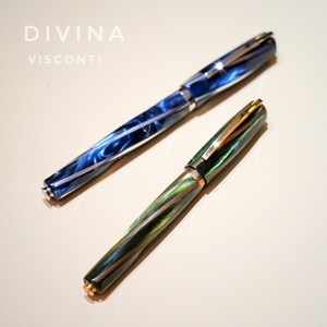 Visconti 维斯康蒂 Divina系列 钢笔 迪薇娜/戴维娜 蓝色/绿色