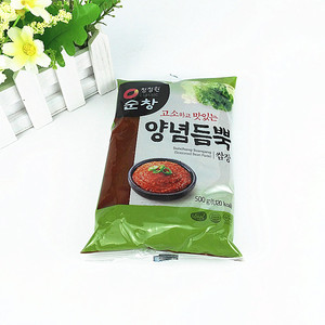 25年1月止韩国进口清净园包饭酱500g袋装韩国包肉酱拌饭酱