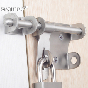 segmoo加厚不锈钢锁扣安全扣门闩门扣门栓大门插销防盗锁挂锁门销