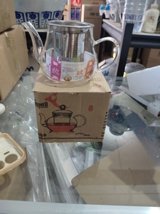 450豪升小玻璃茶壶元润家用茶具耐热玻璃喝茶工具