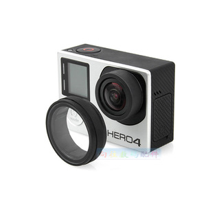 Gopro配件适用GoPro hero4/3+/3/小蚁4K相机UV镜 镜头保护滤镜盖