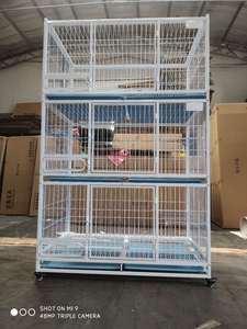 繁殖笼猫笼一二三层宠物店寄养笼家用多功能多层狗笼子繁育猫舍双