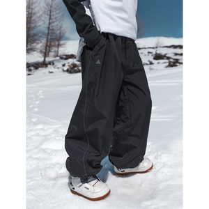 南恩3L滑雪裤女单板防水滑雪裤子宽松加厚耐磨专业双板男款雪裤