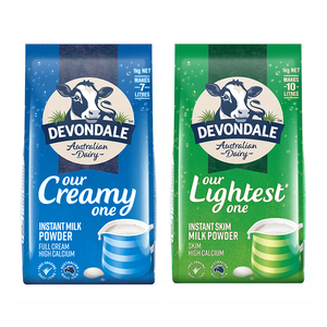 澳洲进口Devondale德运全脂脱脂奶粉中老年学生成人青少年奶粉1kg