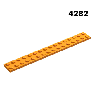 兼容乐高4282 2x16小颗粒基础板矮砖国产拼插玩具配件MOC零散配件