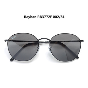 正品雷朋太阳眼镜RAYBAN 0RB3772F 金属圆框墨镜男女款个性复古