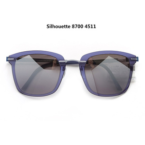 现货正品诗乐Silhouette太阳镜8700轻盈钛架方型男女款墨镜眼镜