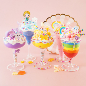 儿童手工diy奶油胶冰激凌杯材料自制甜品冰淇淋女孩玩具套装礼物