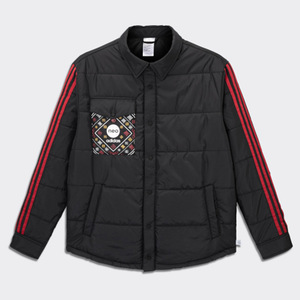 正品Adidas/阿迪达斯男子简约运动休闲保暖棉服夹克外套 HM9888