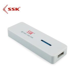 SSK飚王 闪灵SHU006 USB2.0 HUB 一拖四分集线器 创意高速4口扩展