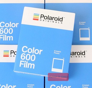 Polaroid宝丽来相纸600拍立得胶卷Onestep+彩虹机彩色白边相纸