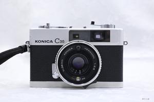 柯尼卡 Konica C35复古金属胶片旁轴相机 送电池