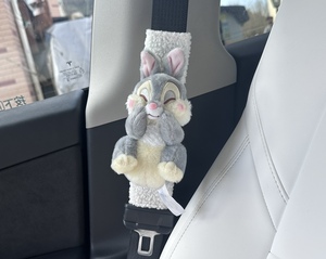 迪士尼桑普兔邦尼兔卡通清新高颜值短绒汽车安全带护肩保护套可爱