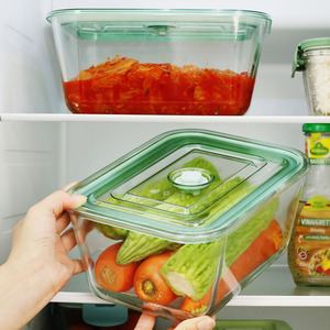 大容量泡菜坛子玻璃密封罐食品级腌制盒子家用收纳盒密封盒腌菜罐