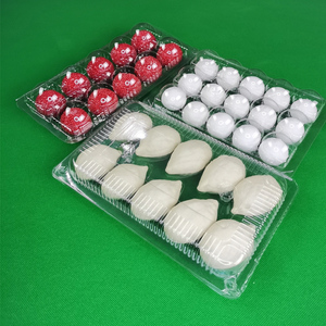 8 10粒枚装元宵饺子汤圆盒芝麻球保鲜盒塑料透明 带尾包装盒100个