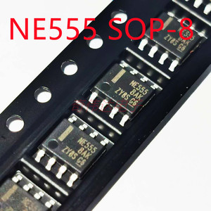 NE555  SOP-8 编程振荡器 NE555定时器时间电路IC芯片 电子元器件