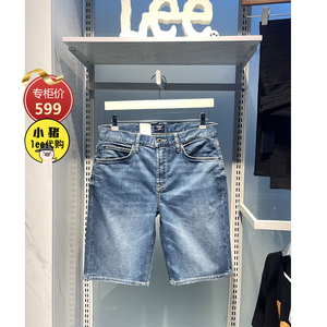 Lee男士牛仔短裤夏季薄款宽松五分中裤5分LMB1009023HN00F-A02971