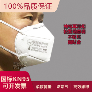 正品一护KN95一次性折叠式防尘防雾霾PM2.5煤矿劳保防护口罩包邮
