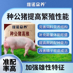 种公猪高维多维预混料公猪营养饲料添加剂提高精活力配种延长年限