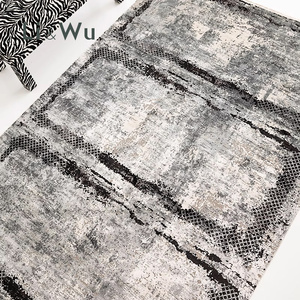 Li and Wu 土耳其进口Milat现代高级羊毛地毯手工编织Viscose客厅