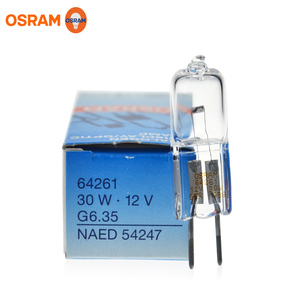 OSRAM欧司朗64261 12V30W裂隙灯泡显微镜灯泡卤素灯米泡投影仪灯